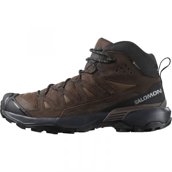 Pánska členková turistická obuv SALOMON X Ultra 360 LTR Mid GTX M dark earth delicioso castlerock