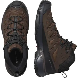 Pánska členková turistická obuv SALOMON X Ultra 360 LTR Mid GTX M dark earth delicioso castlerock