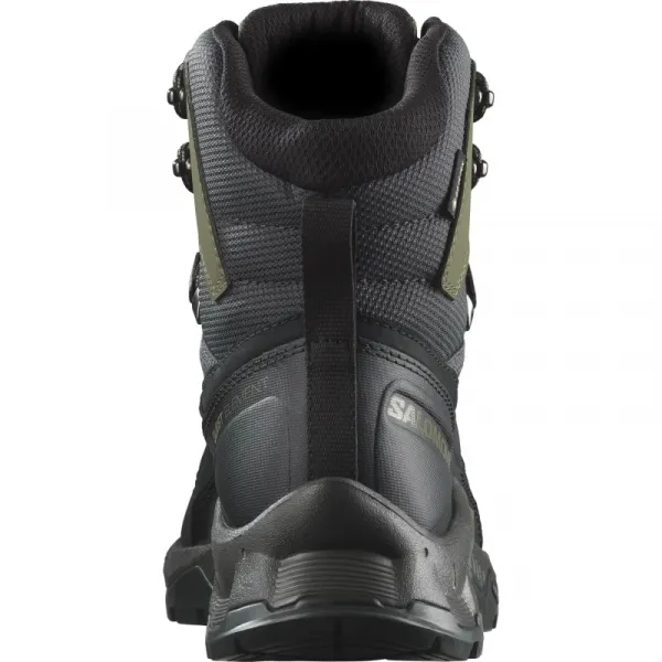Pánska členková turistická obuv SALOMON Quest Element GTX M black deep lichen green olive night