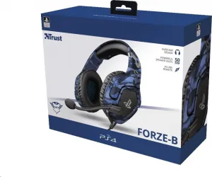 TRUST sluchátka GXT 488 Forze-B PS4 Gaming Headset - Sony Licensed - blue