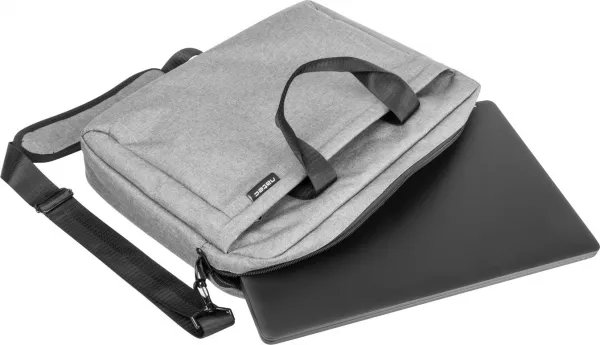 Brašna pro NB NATEC Mustela 15,6", šedá