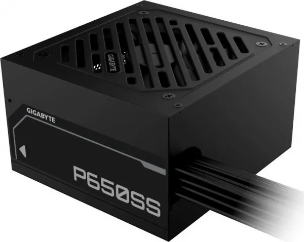 GIGABYTE zdroj P650SS, 650W, 80+ Silver, 120mm, ATX 3.0, černá