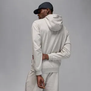 Pánska flisová mikina s kapucňou NIKE JORDAN SPRT CSVR GFX FLC PO 084 GREY HEATER