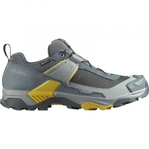 Pánska nízka turistická obuv SALOMON X Ultra 5 GTX M turbulence monument spicy mustard