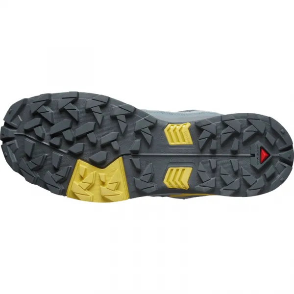 Pánska nízka turistická obuv SALOMON X Ultra 5 GTX M turbulence monument spicy mustard