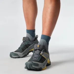 Pánska nízka turistická obuv SALOMON X Ultra 5 GTX M turbulence monument spicy mustard