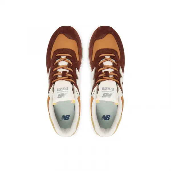 Pánska vychádzková obuv NEW BALANCE U574MRR M brown dull orange