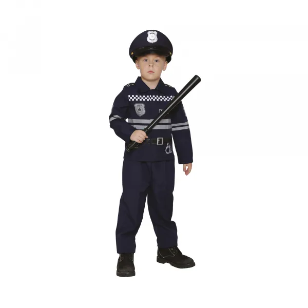 Kostým detský Policajt s obuškom veľ. 7-9 rokov ALBI