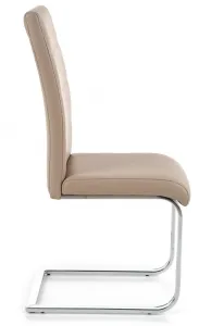 HALMAR Jedálenská stolička K85 cappuccino