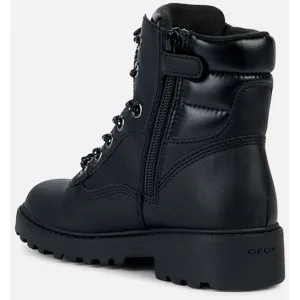 Black Girls Ankle Boots Geox Casey B ABX - Girls