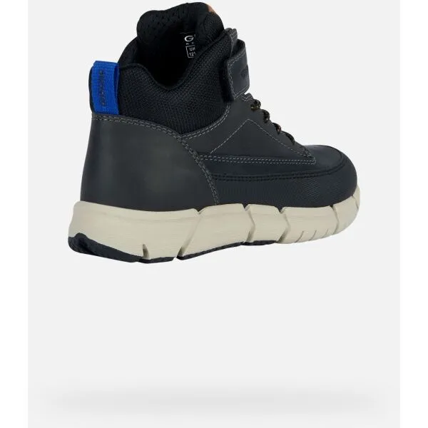 Black boys' ankle boots Geox Flexyper - Boys
