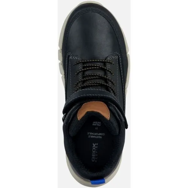 Black boys' ankle boots Geox Flexyper - Boys