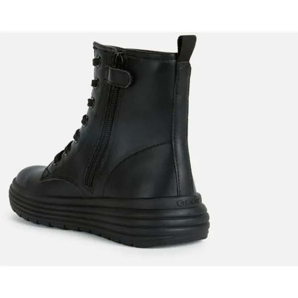 Black Girls Ankle Boots Geox Phaolae - Girls