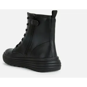 Black Girls Ankle Boots Geox Phaolae - Girls