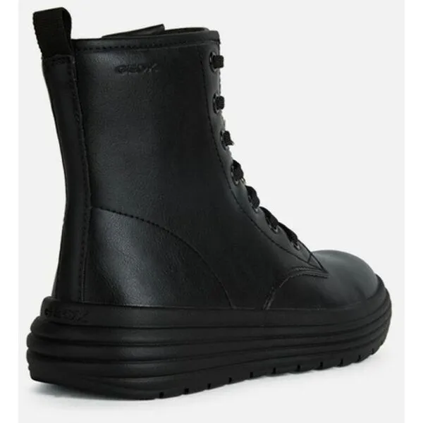 Black Girls Ankle Boots Geox Phaolae - Girls