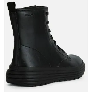 Black Girls Ankle Boots Geox Phaolae - Girls