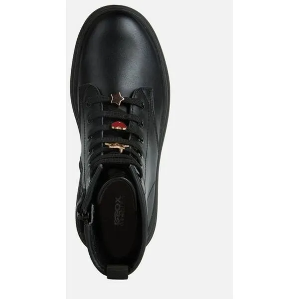 Black Girls Ankle Boots Geox Phaolae - Girls