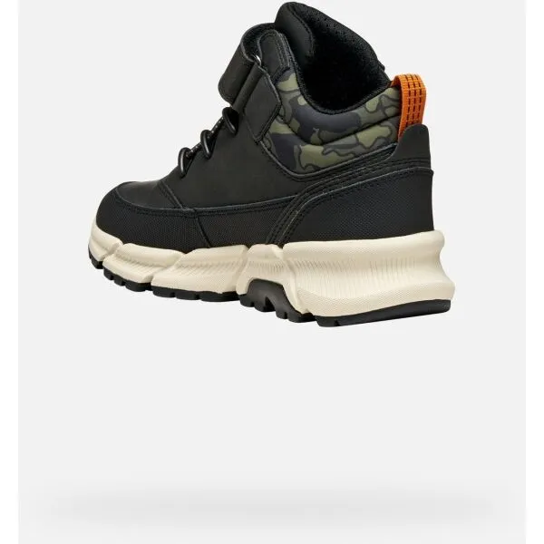 Black boys' ankle boots Geox Flexyper Plus - Boys