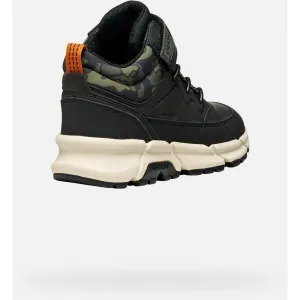 Black boys' ankle boots Geox Flexyper Plus - Boys