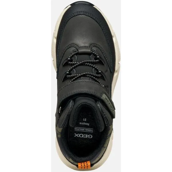 Black boys' ankle boots Geox Flexyper Plus - Boys