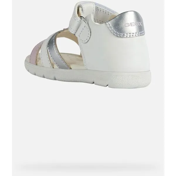White Girls Sandals Geox Alul - Girls