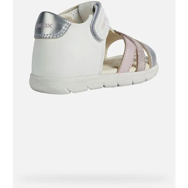 White Girls Sandals Geox Alul - Girls
