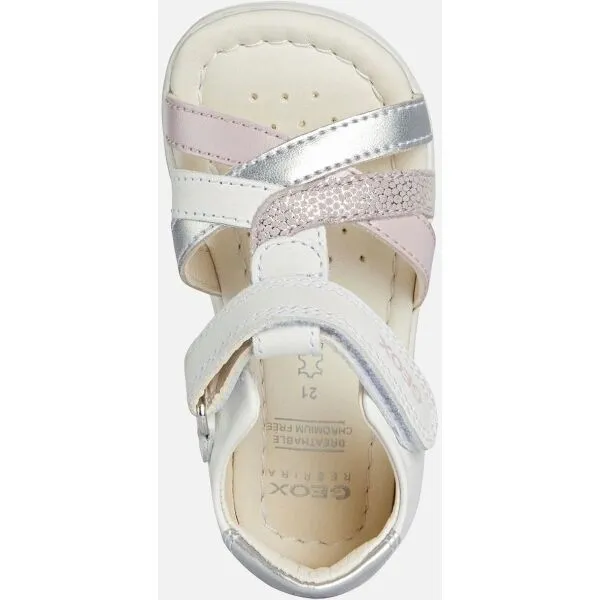 White Girls Sandals Geox Alul - Girls