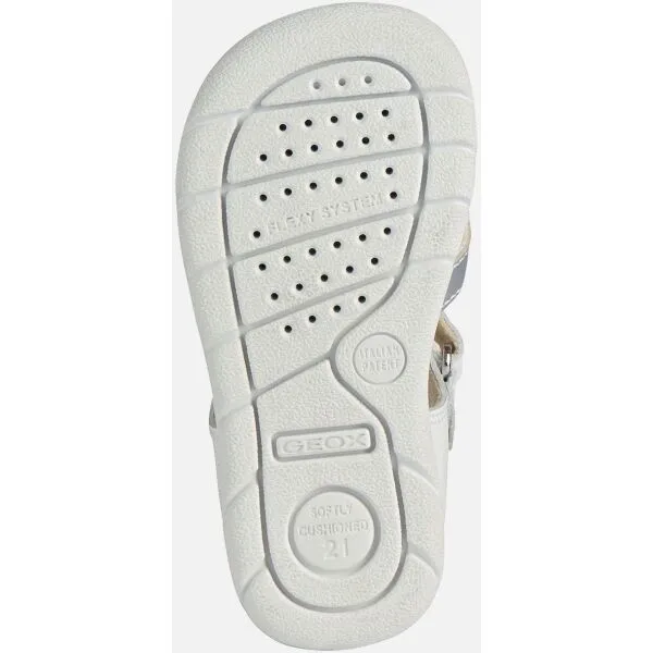 White Girls Sandals Geox Alul - Girls