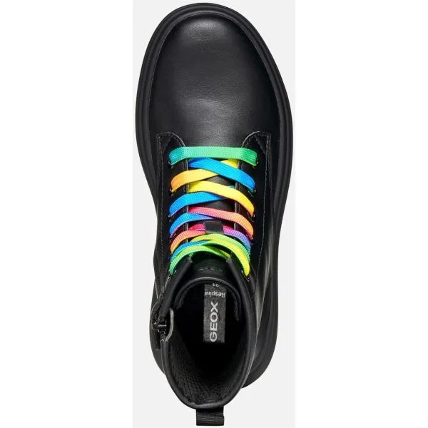 Black Girls Ankle Boots Geox Phaolae - Girls