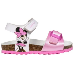 Geox B SANDAL CHALKI Dievčenské sandále, ružová, veľkosť
