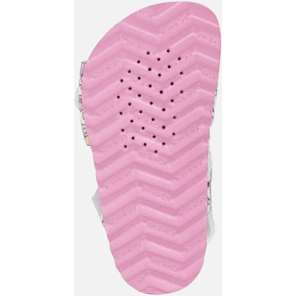 White Girls Sandals Geox Chalki - Girls