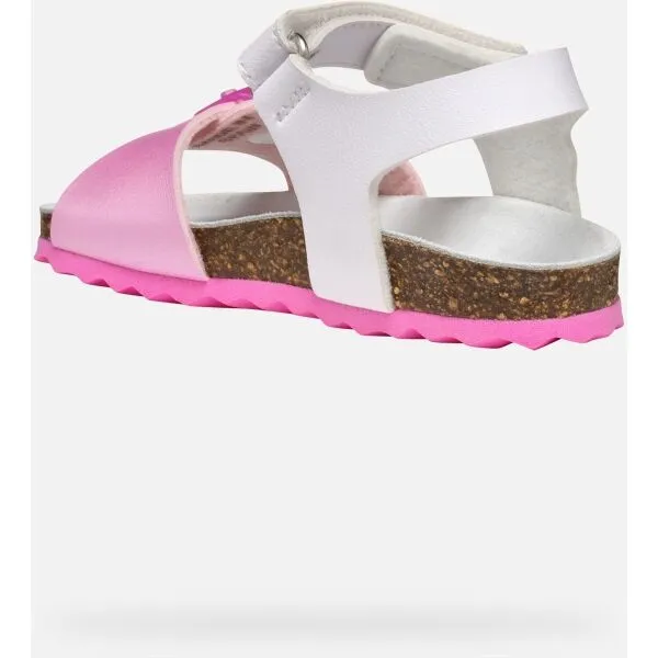 Geox B SANDAL CHALKI Dievčenské sandále, ružová, veľkosť