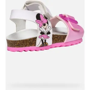 Geox B SANDAL CHALKI Dievčenské sandále, ružová, veľkosť
