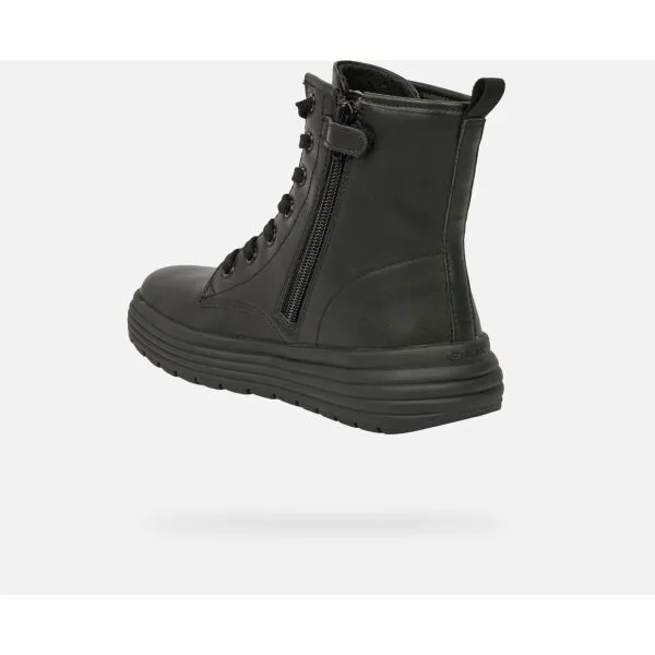 Black Girls Ankle Boots Geox Phaolae Girl - Girls