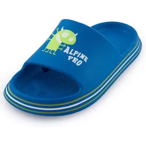 ALPINE PRO LARINO Detské šľapky, modrá, veľkosť