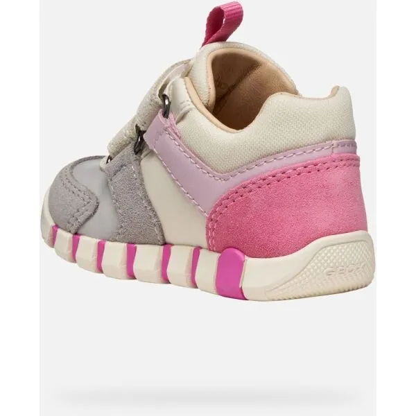 Girls' First Steps Geox Iupidoo Grey - Girls