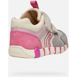 Girls' First Steps Geox Iupidoo Grey - Girls