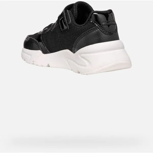 Black Girls Geox Loftus Sneakers - Girls