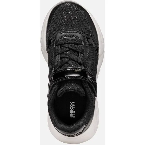 Black Girls Geox Loftus Sneakers - Girls
