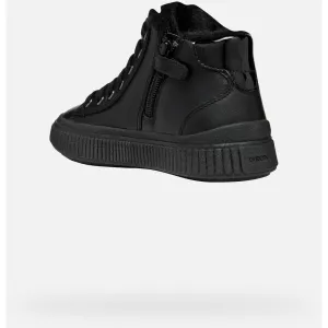 Black Girls' Sneakers Geox Laquinny - Girls
