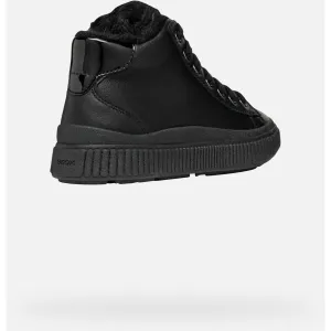 Black Girls' Sneakers Geox Laquinny - Girls