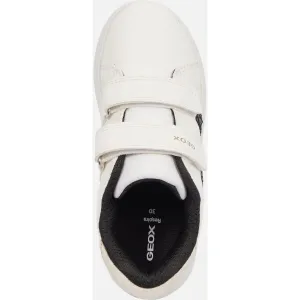 White Girls Sneakers Geox Eclyper Girl - Girls