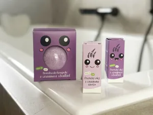 Benlemi Penová kúpeľová bomba pre deti z levandule lekárskej, 100% BIO