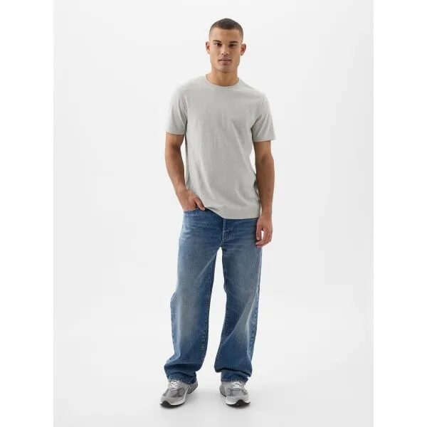 GAP V-EVERYDAY SOFT CREW - SOLID Unisex tričko, sivá, veľkosť