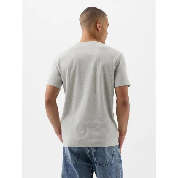 GAP V-EVERYDAY SOFT CREW - SOLID Unisex tričko, sivá, veľkosť