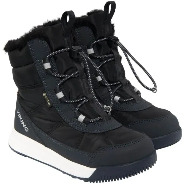 VIKING BY NORWAY AERY WARM GTX SL Detská zimná obuv, čierna, veľkosť