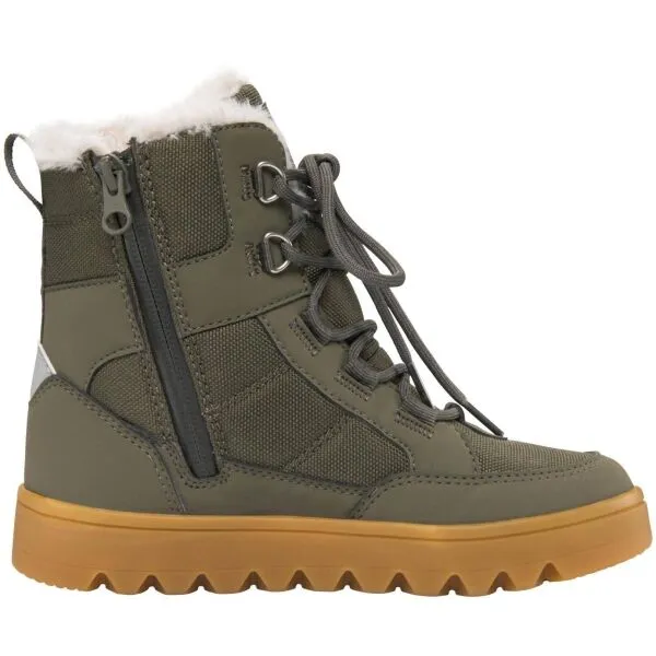 VIKING BY NORWAY FLEEK WARM GTX ZIP Juniorská zimná obuv, khaki, veľkosť