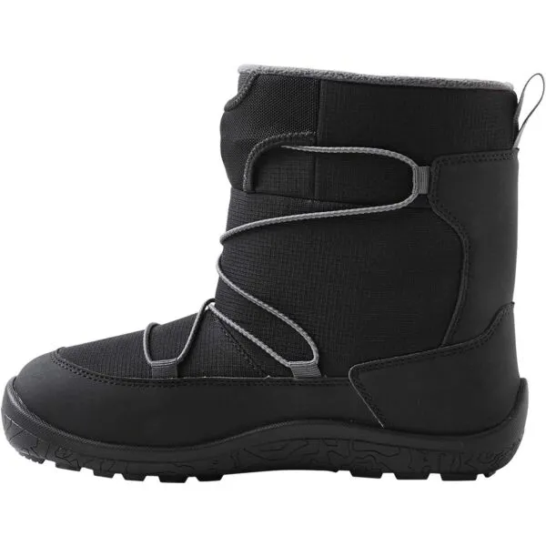 REIMA ENSILUMI JUNIOR Detské zimné barefoot topánky s membránou, čierna, veľkosť