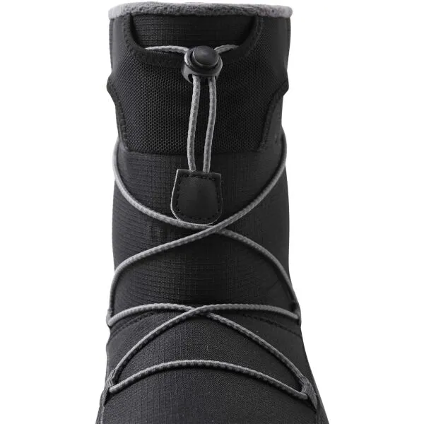 REIMA ENSILUMI JUNIOR Detské zimné barefoot topánky s membránou, čierna, veľkosť