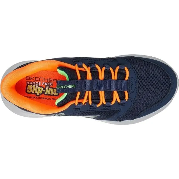 Skechers GO RUN 400 V2 Detská voľnočasová obuv, tmavo modrá, veľkosť